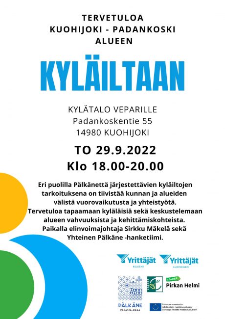 Kuohijoki - Padankoski kyläilta 29.9.2022